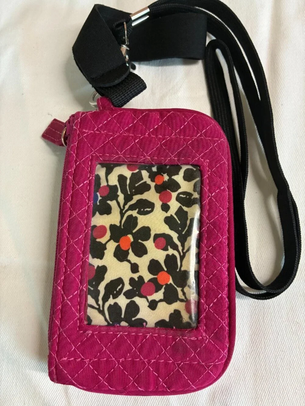Vera Bradley 5 ID Lanyards and 1 coin/card pouch